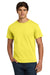 Hanes 5250/5250T Mens ComfortSoft Short Sleeve Crewneck T-Shirt Yellow Model Front