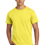 Hanes Mens ComfortSoft Short Sleeve Crewneck T-Shirt - Yellow