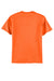 Hanes 5250/5250T Mens ComfortSoft Short Sleeve Crewneck T-Shirt Safety Orange Flat Back