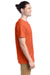 Hanes 5280 Mens ComfortSoft Short Sleeve Crewneck T-Shirt Texas Orange Model Side