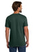 Hanes 5280 Mens ComfortSoft Short Sleeve Crewneck T-Shirt Deep Forest Green Model Back