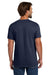 Hanes 5280 Mens ComfortSoft Short Sleeve Crewneck T-Shirt Navy Blue Model Back