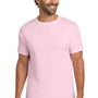 Hanes Mens ComfortSoft Short Sleeve Crewneck T-Shirt - Pale Pink