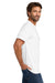 Hanes 5280 Mens ComfortSoft Short Sleeve Crewneck T-Shirt White Model Side