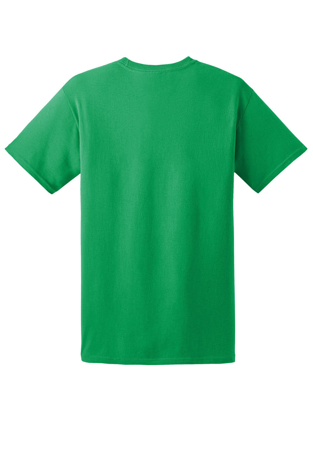 Hanes 5280 Mens ComfortSoft Short Sleeve Crewneck T-Shirt Kelly Green Flat Back