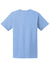 Hanes 5280 Mens ComfortSoft Short Sleeve Crewneck T-Shirt Light Blue Flat Back