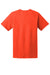 Hanes 5280 Mens ComfortSoft Short Sleeve Crewneck T-Shirt Orange Flat Back