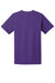 Hanes 5280 Mens ComfortSoft Short Sleeve Crewneck T-Shirt Purple Flat Back