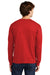 Hanes 5286 Mens ComfortSoft Long Sleeve Crewneck T-Shirt Athletic Red Model Back