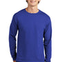 Hanes Mens ComfortSoft Long Sleeve Crewneck T-Shirt - Deep Royal Blue