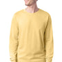 Hanes Mens ComfortSoft Long Sleeve Crewneck T-Shirt - Athletic Gold