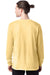 Hanes 5286 Mens ComfortSoft Long Sleeve Crewneck T-Shirt Athletic Gold Model Back