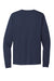 Hanes 5286 Mens ComfortSoft Long Sleeve Crewneck T-Shirt Navy Blue Flat Back