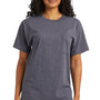 Hanes Mens Essential Short Sleeve Crewneck T-Shirt w/ Pocket - Heather Charcoal Grey