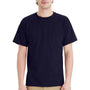 Hanes Mens Essential Short Sleeve Crewneck T-Shirt w/ Pocket - Athletic Navy Blue