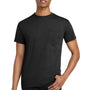 Gildan Mens Short Sleeve Crewneck T-Shirt w/ Pocket - Black