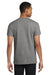 Gildan 5300/G530 Mens Short Sleeve Crewneck T-Shirt w/ Pocket Heather Graphite Grey Model Back