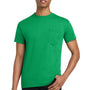 Gildan Mens Short Sleeve Crewneck T-Shirt w/ Pocket - Irish Green