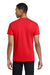 Gildan 5300/G530 Mens Short Sleeve Crewneck T-Shirt w/ Pocket Red Model Back