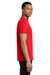 Gildan 5300/G530 Mens Short Sleeve Crewneck T-Shirt w/ Pocket Red Model Side