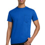 Gildan Mens Short Sleeve Crewneck T-Shirt w/ Pocket - Royal Blue