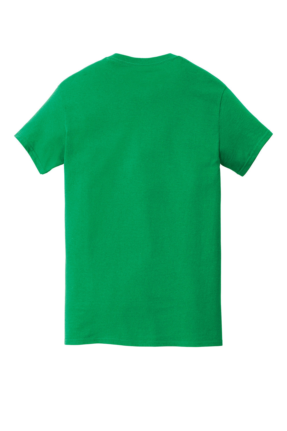 Gildan 5300/G530 Mens Short Sleeve Crewneck T-Shirt w/ Pocket Irish Green Flat Back