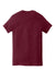 Gildan 5300/G530 Mens Short Sleeve Crewneck T-Shirt w/ Pocket Maroon Flat Back