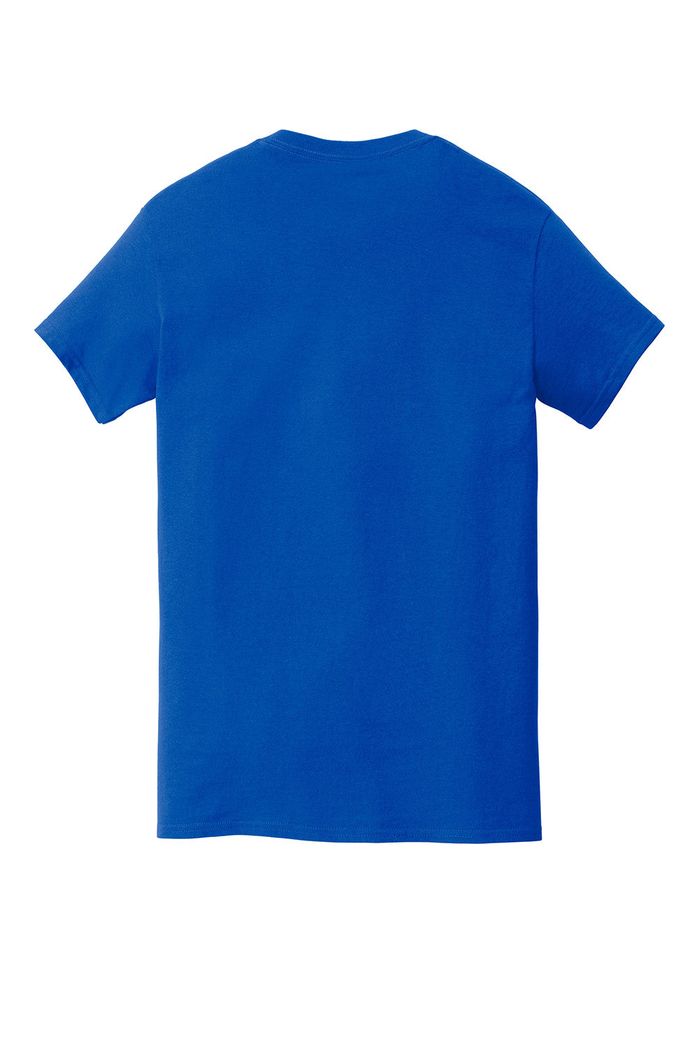 Gildan 5300/G530 Mens Short Sleeve Crewneck T-Shirt w/ Pocket Royal Blue Flat Back