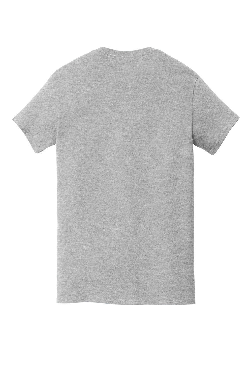 Gildan 5300/G530 Mens Short Sleeve Crewneck T-Shirt w/ Pocket Sport Grey Flat Back