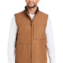 Dri Duck Mens Rigor GrizzlyTec Full Zip Vest - Saddle Brown - NEW