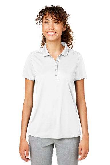 Puma 532989 Womens Gamer Moisture Wicking Short Sleeve Polo Shirt Bright White Model Front