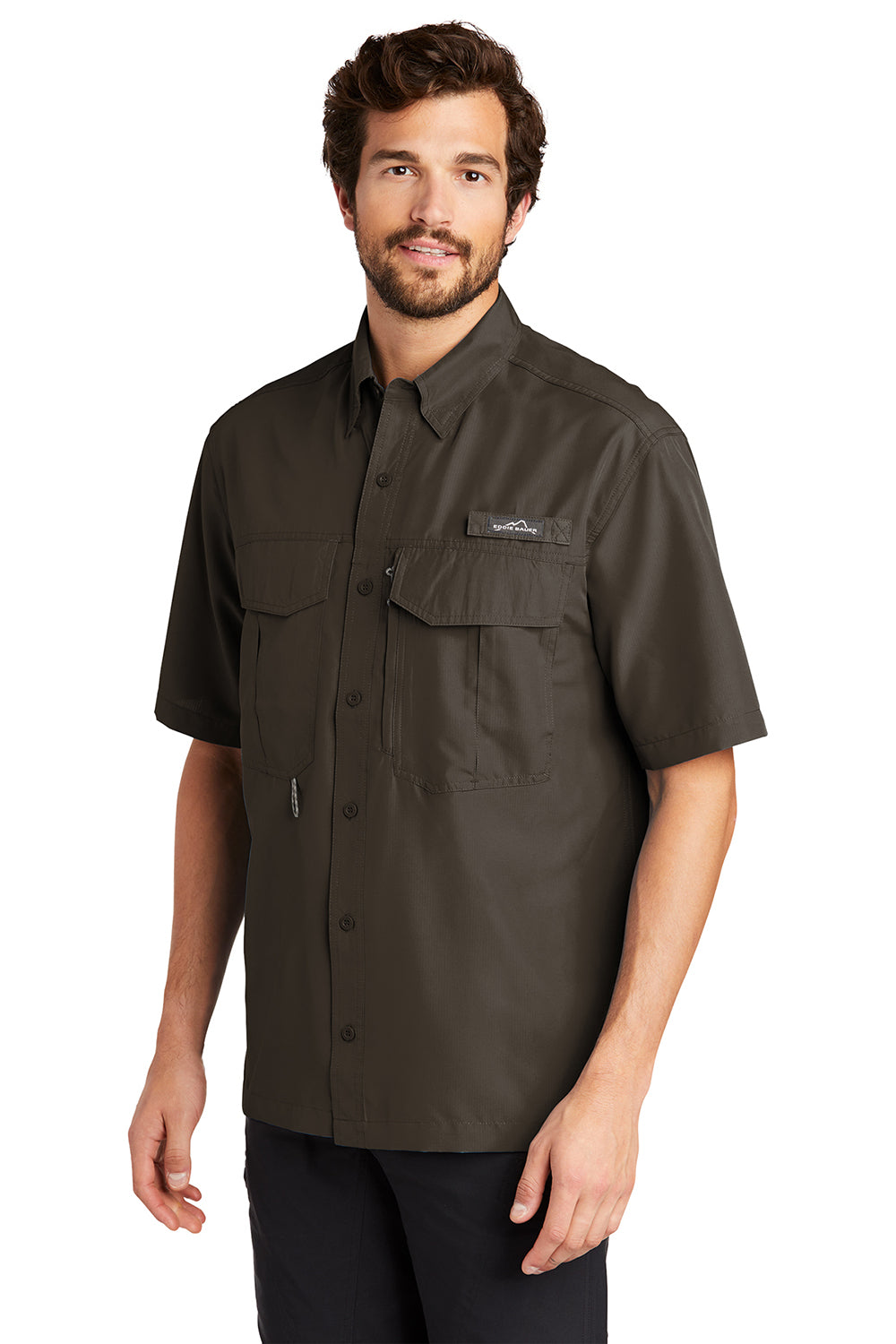 Burnside Men's Long Sleeve Utility Fishing Shirt, Sizes M-2XL