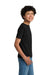 Hanes 5370 Youth EcoSmart Short Sleeve Crewneck T-Shirt Black Model Side