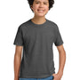 Hanes Youth EcoSmart Short Sleeve Crewneck T-Shirt - Heather Charcoal Grey