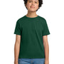 Hanes Youth EcoSmart Short Sleeve Crewneck T-Shirt - Deep Forest Green