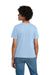 Hanes 5370 Youth EcoSmart Short Sleeve Crewneck T-Shirt Light Blue Model Back