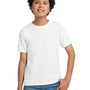 Hanes Youth EcoSmart Short Sleeve Crewneck T-Shirt - White