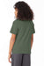 Hanes 5370 Youth EcoSmart Short Sleeve Crewneck T-Shirt Heather Green Model Back