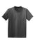 Hanes 5370 Youth EcoSmart Short Sleeve Crewneck T-Shirt Heather Charcoal Grey Flat Front