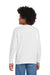 Gildan 5400B/G540B Youth Long Sleeve Crewneck T-Shirt White Model Back