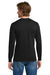 Gildan 5400/G540 Mens Long Sleeve Crewneck T-Shirt Black Model Back