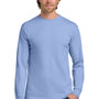 Gildan Mens Long Sleeve Crewneck T-Shirt - Carolina Blue