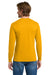 Gildan 5400/G540 Mens Long Sleeve Crewneck T-Shirt Gold Model Back