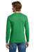 Gildan 5400/G540 Mens Long Sleeve Crewneck T-Shirt Irish Green Model Back