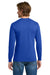 Gildan 5400/G540 Mens Long Sleeve Crewneck T-Shirt Royal Blue Model Back