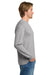 Gildan 5400/G540 Mens Long Sleeve Crewneck T-Shirt Sport Grey Model Side