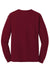 Gildan 5400/G540 Mens Long Sleeve Crewneck T-Shirt Cardinal Red Flat Back