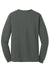 Gildan 5400/G540 Mens Long Sleeve Crewneck T-Shirt Charcoal Grey Flat Back