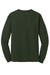 Gildan 5400/G540 Mens Long Sleeve Crewneck T-Shirt Forest Green Flat Back