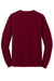 Gildan 5400/G540 Mens Long Sleeve Crewneck T-Shirt Garnet Red Flat Back